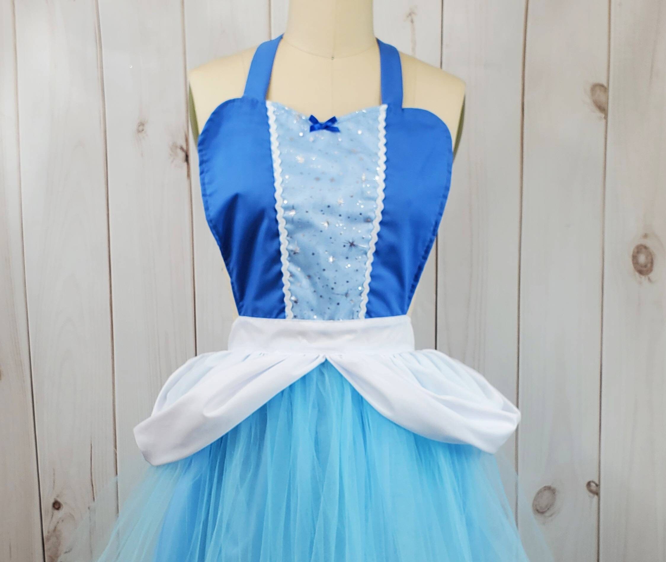 disney princess dress up aprons Princess Apron: Aurora, Snow White, Cinderella, Elsa, Belle - Polyester  Costume