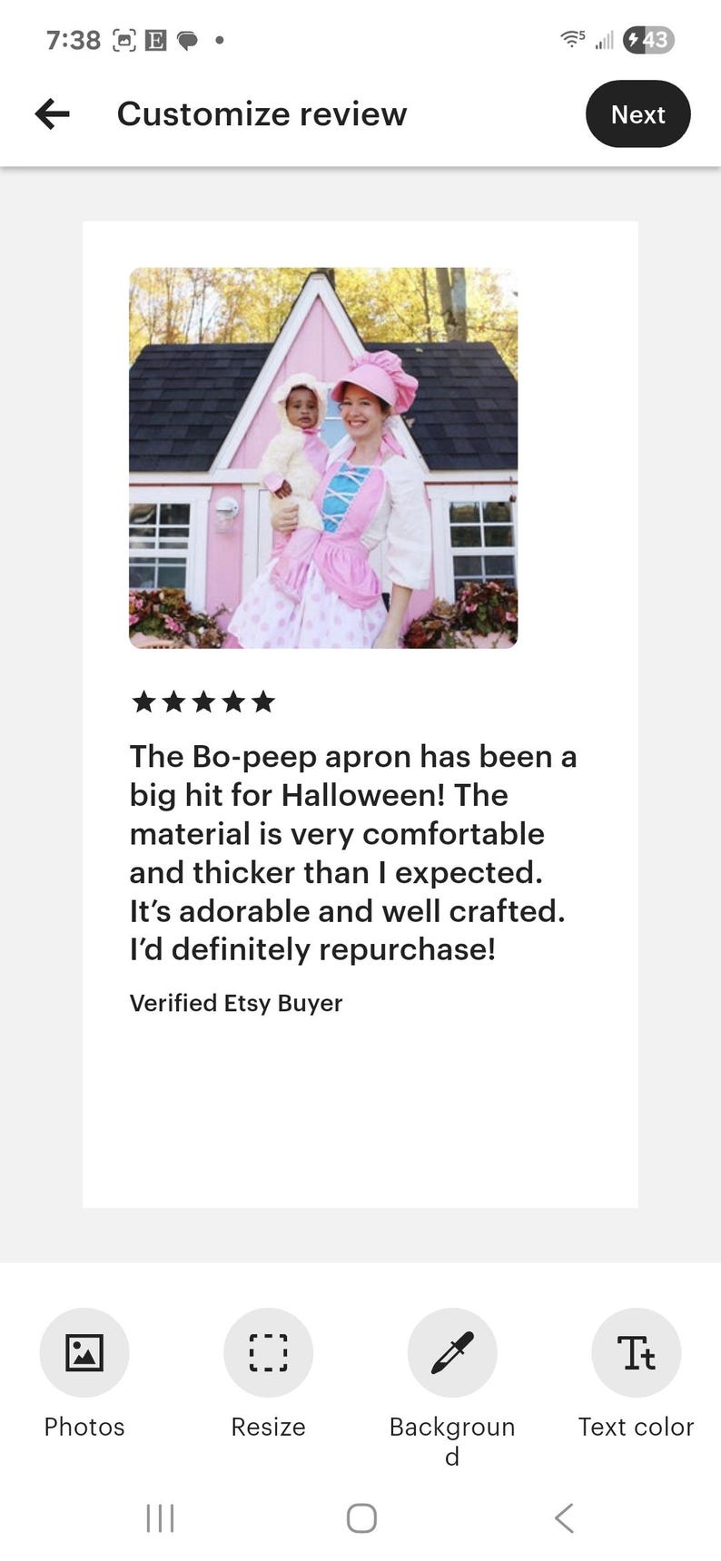 Bo Peep costume apron with DOTS, womens costume apron, Bo Peep dress up apron, Toy Story Bo Peep costume, womens Halloween costume image 10