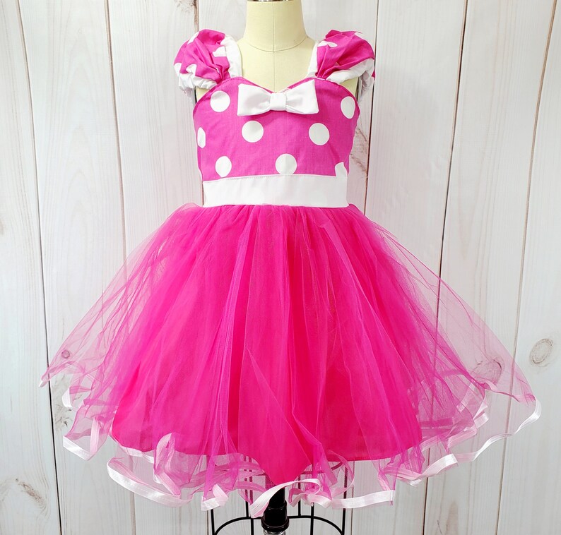 MINNIE MOUSE dress pink Minnie Mouse 