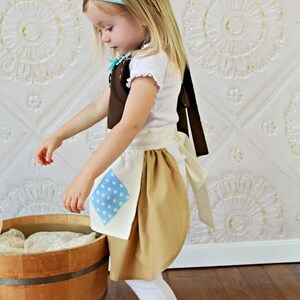 CINDERELLA Work Apron for kids cute girls dress up costume apron image 5