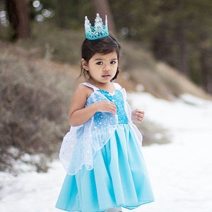 Elsa dress, Anna dress, princess dress, Frozen dress, birthday party dress, vacation princess sundress READY to ship for FAST delivery image 2