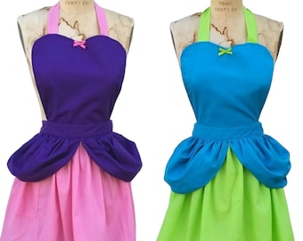 Cinderella Stepsister Costume Apron, Women's Halloween Apron