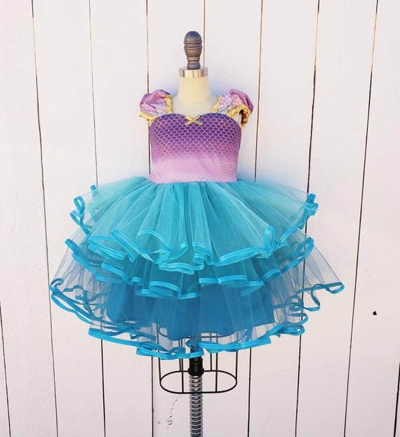 little mermaid tutu dress