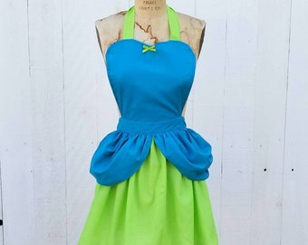 Drizella costume apron ANASTASIA costume apron womens Cinderella wicked Step Sister aprons dress up Cinderella stepsisters Halloween costume