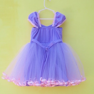 RAPUNZEL costume dress TUTU dress for toddlers and girls fun for special occasion or birthday party costume image 9