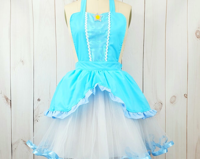 Princess Rosalina Costume Apron for Women Princess Peach Etsy