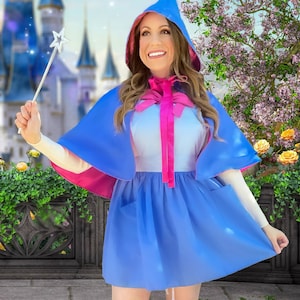 Fairy Godmother costume apron, Cinderella Fairy Godmother dress up apron, Fairy Godmother cape and apron, Cinderella Halloween costume