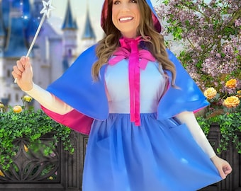 Fairy Godmother costume apron, Cinderella Fairy Godmother dress up apron, Fairy Godmother cape and apron, Cinderella Halloween costume