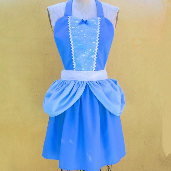 CINDERELLA APRON  Princess style  womens full Apron from Lover Dovers