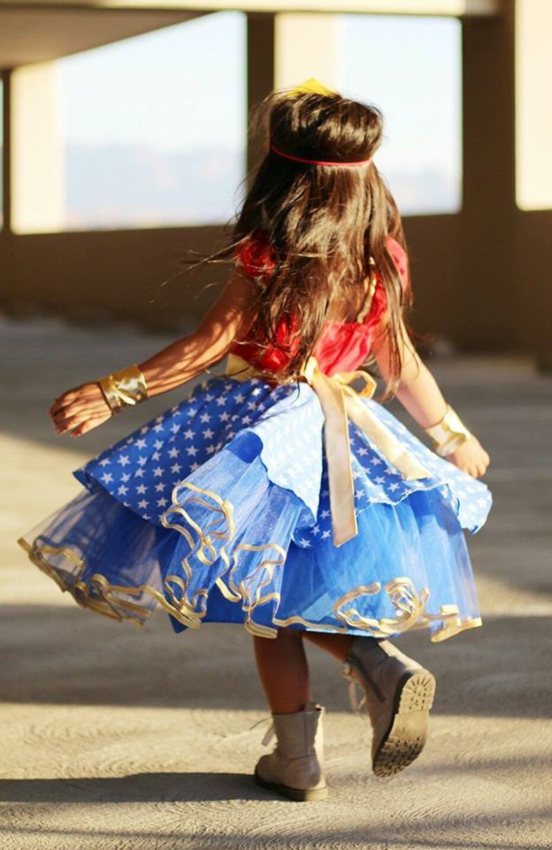 Wonder Woman costume toddler girls costume super hero costume Halloween costume wonder Woman tutu dress girls Wonder Woman costume