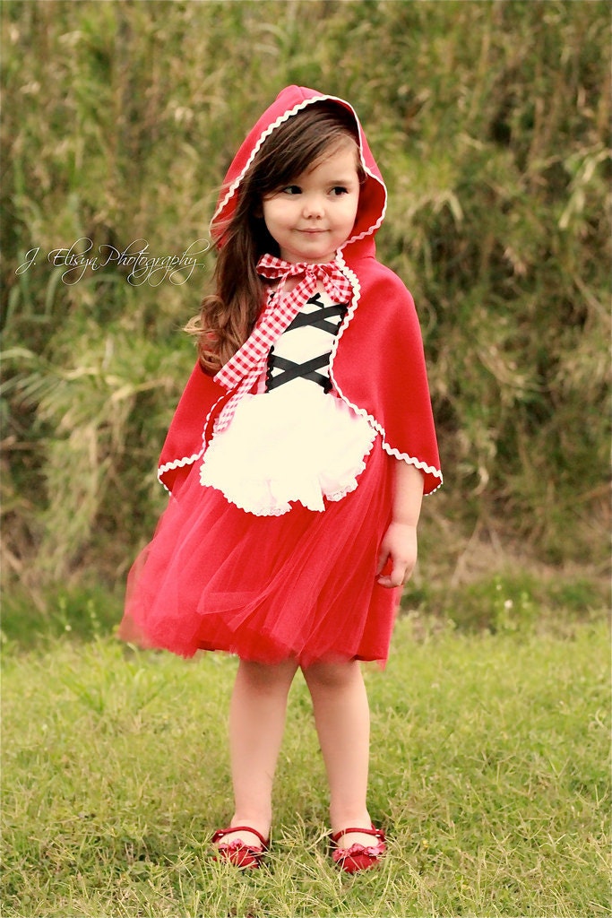 Little Red Riding Hood Costume Dress 