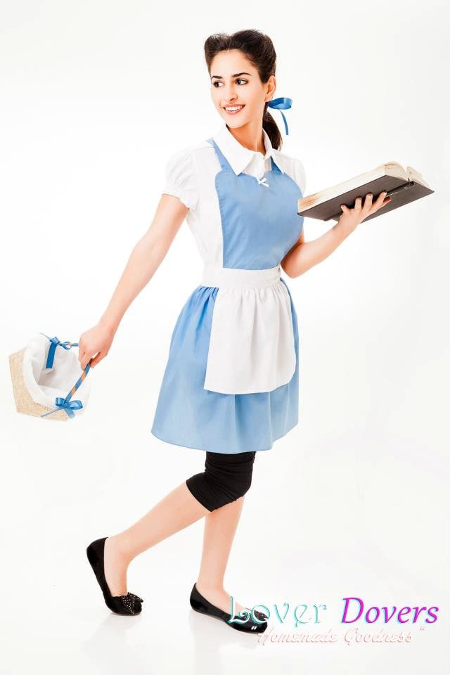 BELLE Apron Blue Belle Apron Belle PROVINCIAL Costume APRON - Etsy