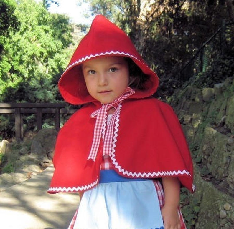 Little Red Riding Hood Dress Red Riding Hood Costume For Etsy