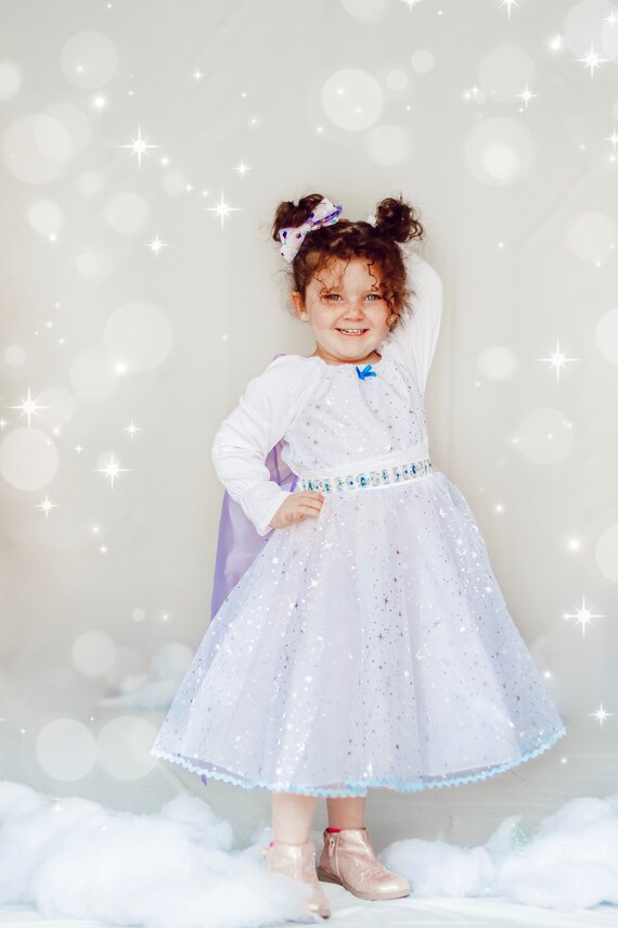 Elsa White Dress Frozen 2 Elsa White Dress Elsa White Costume Elsa White Frozen Dress Frozen 2 Dress Comfortable Handmade Play Dress Etsy