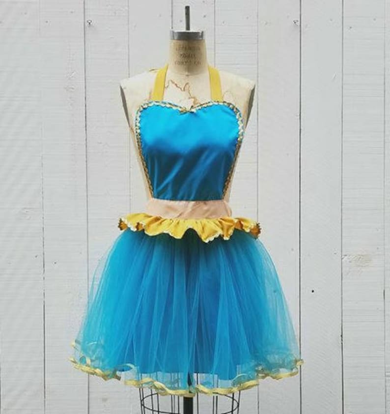 Princess Jasmine Costume apron Princess running costume apron costume apron womens Jasmine tutu Jasmine Running Costume apron