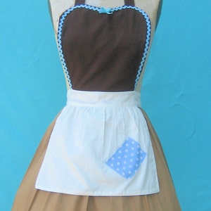 CINDERELLA apron, Cinderella Work APRON, Princess apron, womens full Apron, Cinderella costume, Cinderella dress up, cosplay costume image 5