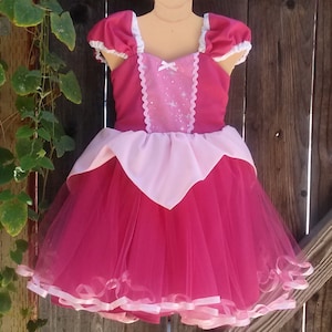 SLEEPING BEAUTY dress, Sleeping Beauty costume, pink Princess dress with TUTU dress, Aurora dress image 6