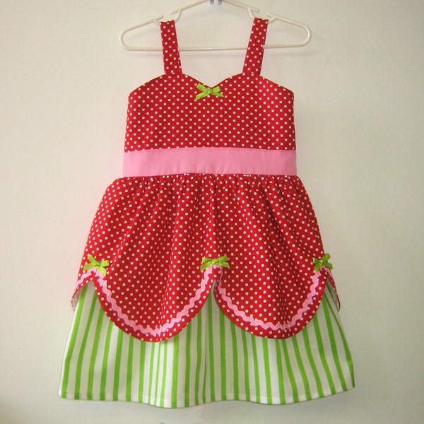 Strawberry Shortcake dress retro STORYBOOK dress great for a special occasion or birthday party