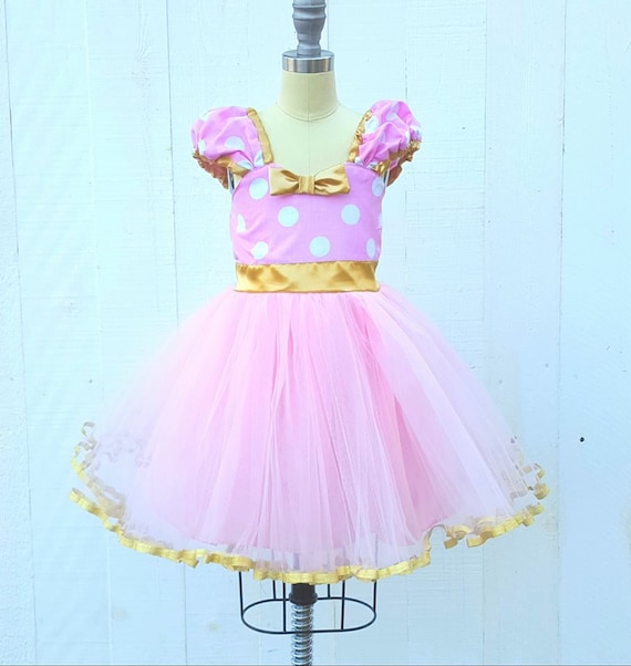 minnie mouse gold dress