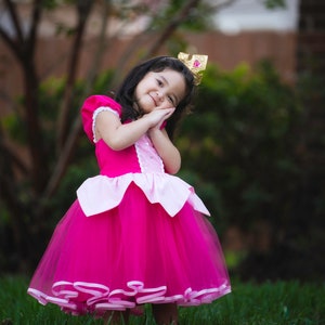 SLEEPING BEAUTY dress, Sleeping Beauty costume, pink Princess dress with TUTU dress, Aurora dress image 4