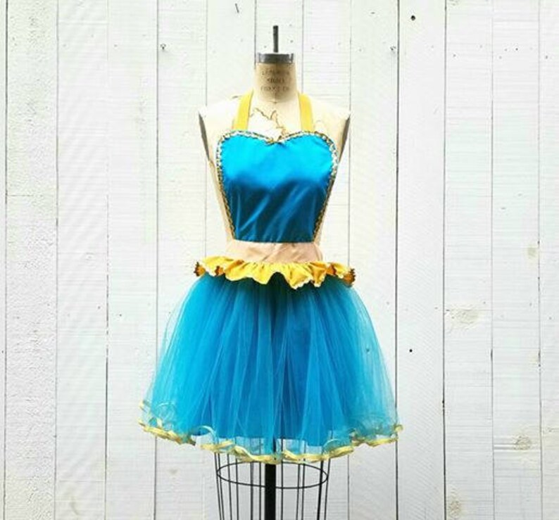 Princess Jasmine Costume apron Princess running costume apron costume apron womens Jasmine tutu Jasmine Running Costume apron