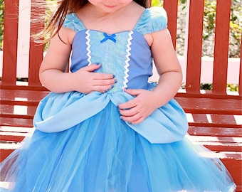 CINDERELLA  dress, Cinderella costume,  Princess dress, Cinderella TUTU dress, toddler girl dress