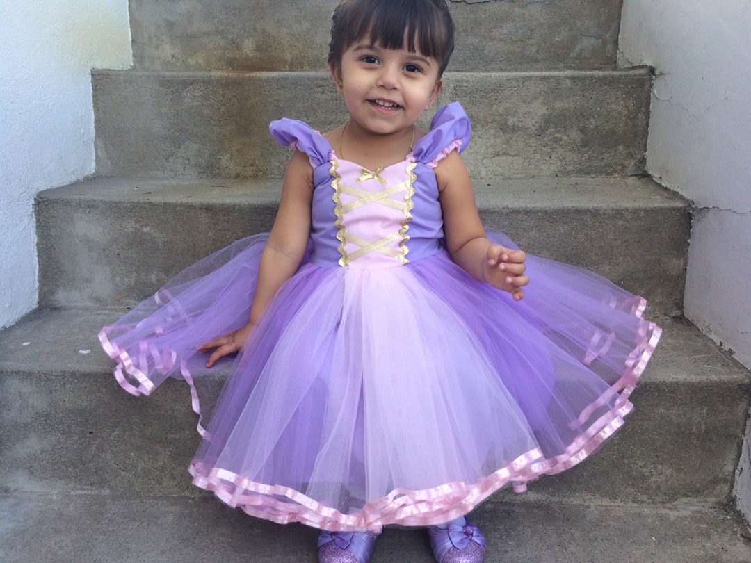 RAPUNZEL Dress, Princess Dress, Rapunzel Costume, Rapunzel TUTU Dress ...
