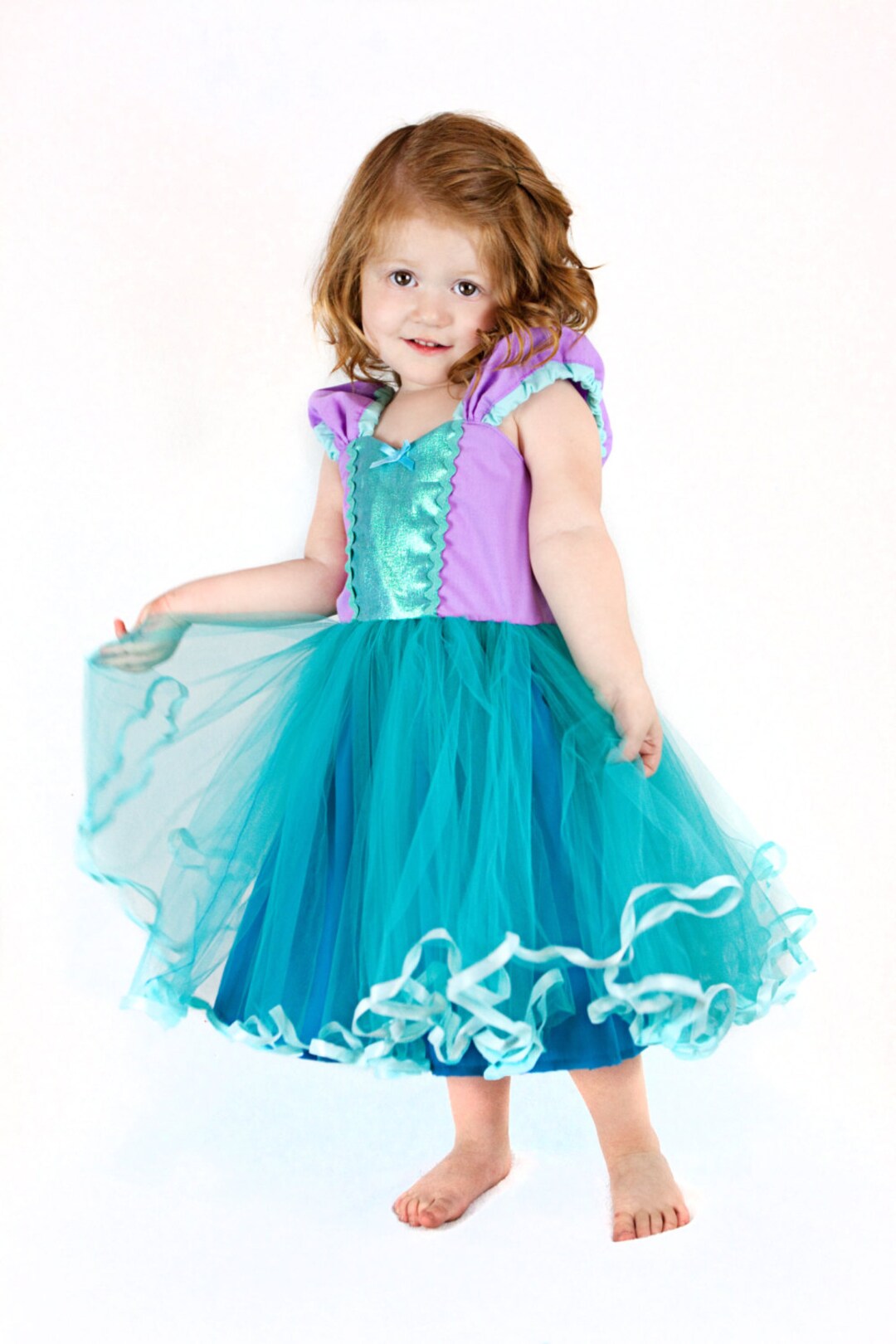 Ariel Dress Ariel Costume Little Mermaid Dress the Little Etsy