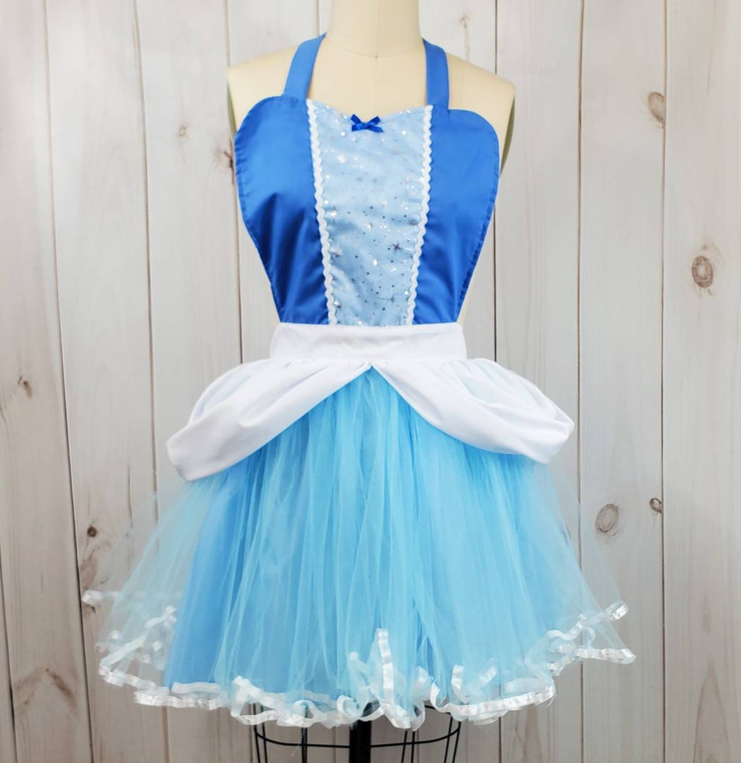 CINDERELLA Costume APRON, Princess Costume Apron, CINDERELLA Tutu Apron,  Cinderella Dress Up, Cosplay Costume, Running Costume, Rundisney - Etsy