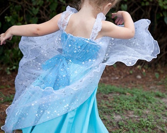 Elsa dress, Elsa costume, Frozen party,  princess dress, Frozen birthday party dress, handmade dress