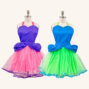 Cinderella Stepsister Costume Tutu Aprons, Drizella costume apron, ANASTASIA costume, women&#39;s Cinderella Step Sister running costume