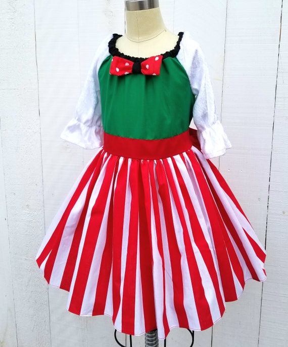 Christmas Dress Minnie Mouse Dress Minnie Mouse Christmas Etsy image 0 - Christmas Dress Minnie Mouse Dress Minnie Mouse Christmas Etsy
