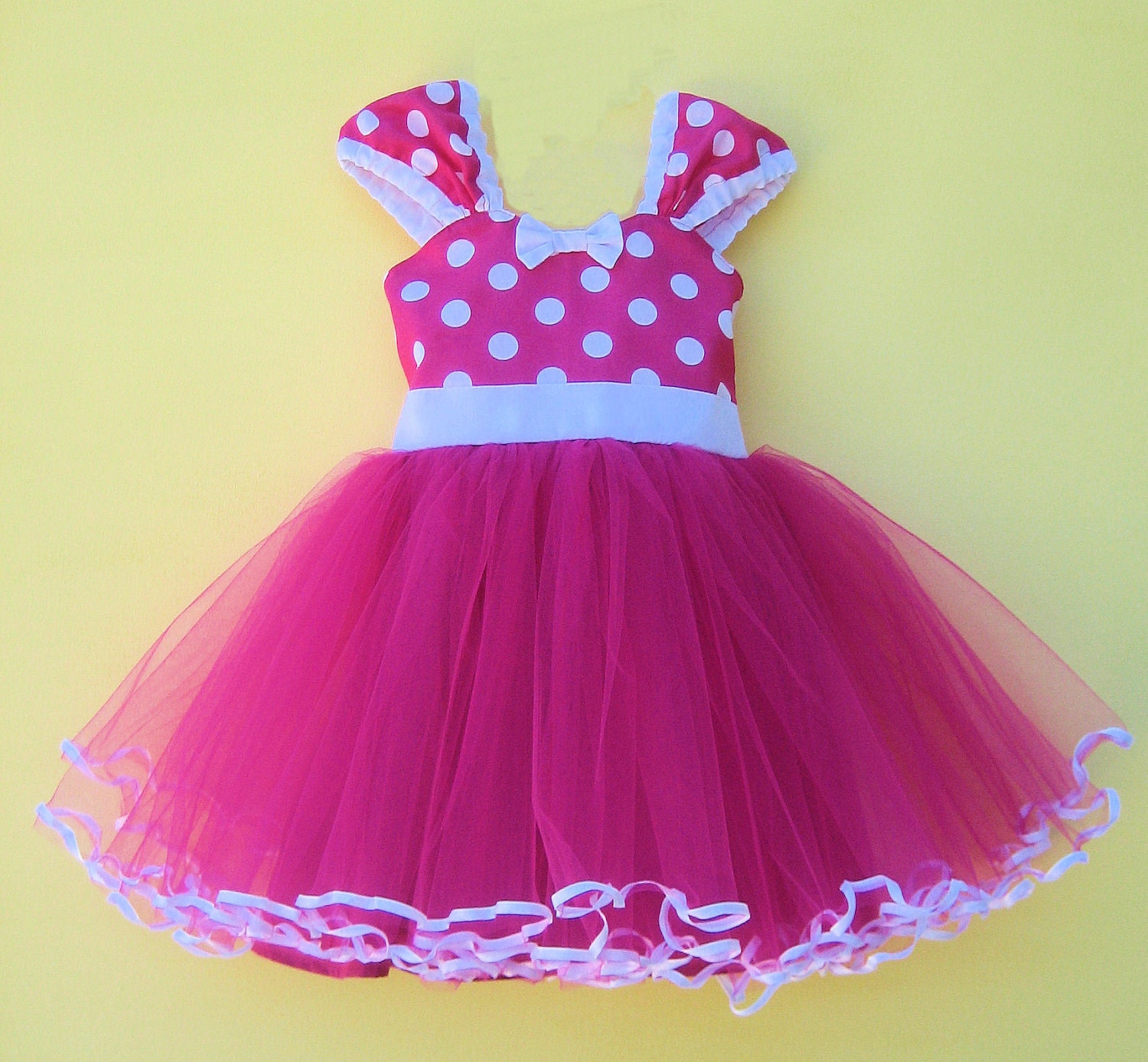 MINNIE MOUSE costume dress Tutu Party Dress in Hot pink | Etsy
