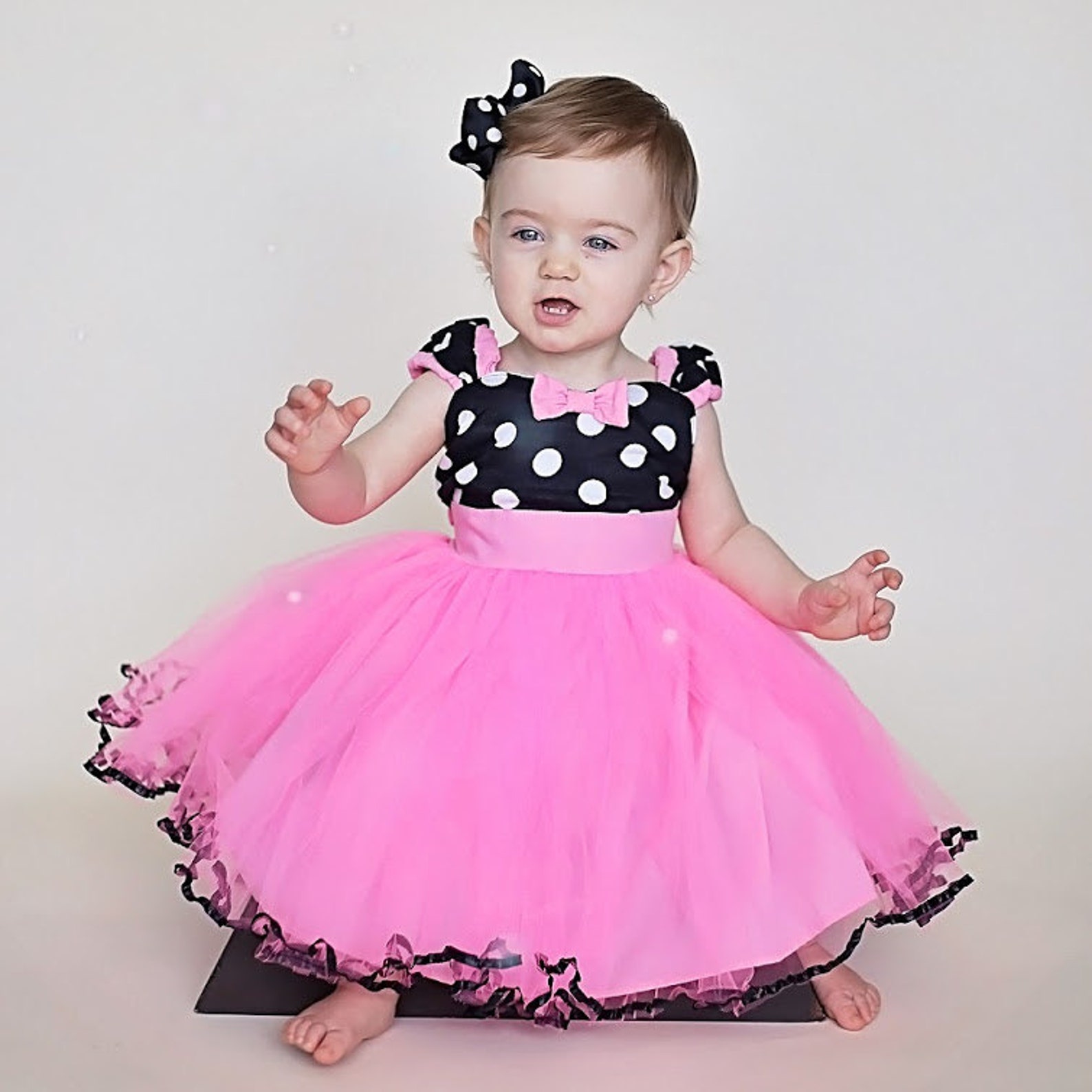 MINNIE MOUSE Dress TUTU Minnie Mouse Party Dress in Hot Pink - Etsy