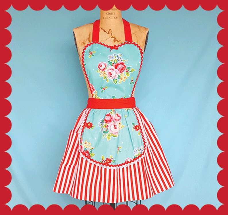 Christmas Holiday Full Hostess Apron