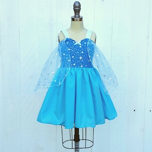 Elsa dress, Anna dress, princess dress, Frozen dress, birthday party dress, vacation princess sundress READY to ship for FAST delivery image 4