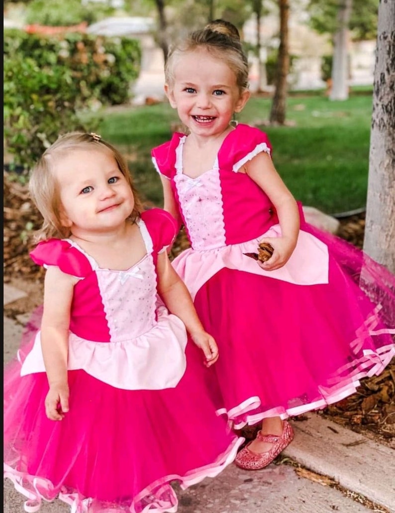 SLEEPING BEAUTY dress, Sleeping Beauty costume, pink Princess dress with TUTU dress, Aurora dress image 5