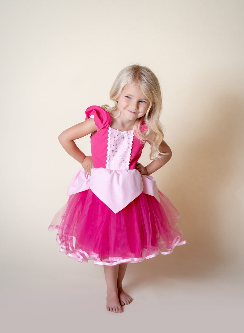 SLEEPING BEAUTY dress pink Princess dress Sleeping Beauty TUTU dress Aurora costume toddler princess dress Sleeping Beauty costume
