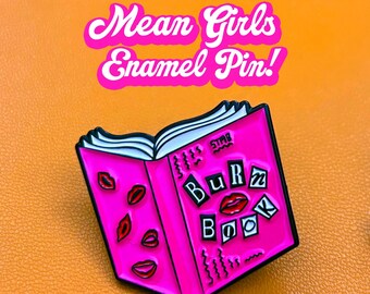 ¡Pin de esmalte de chicas malas! / Quemar libro / Ella ni siquiera va aquí / 1.2"x1"