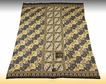 Rayon Viscose Seling Kanthil Ceplok Sarong Batik for Men Indonesian Syam Mawardah Traditional Clothing
