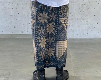 Rayon Viscose Batik Sarong Tambal Mendhut Series by Syam Mawardah Traditional Javanese