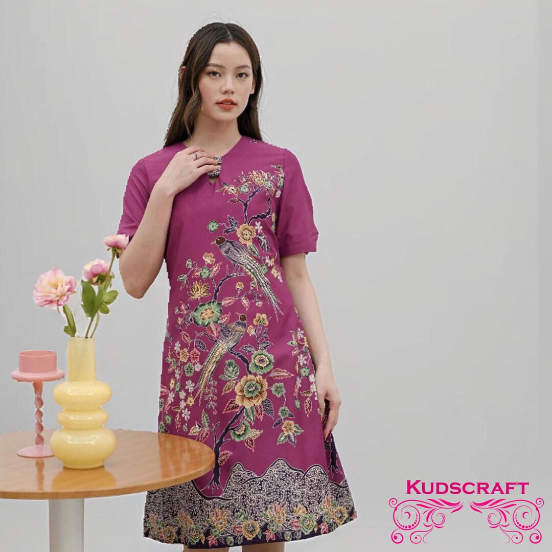 Desain Hanbok Muslimah Eonni Batik Dress Modern Batik Hanbok Inspired  Outfit Handmade Indonesian Fashion Custom Size