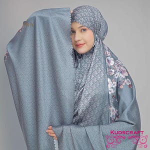 Luxurious Motif Roslina Silky Prayer Outfit, Women Prayer Set, Prayer Dress, Mukena, Prayer Set, Prayer clothes