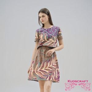 Crafted for Comfort The Iconic Arii Loose Batik Dress, Dress, Batik Dress, Women Batik, Women Dress, Midi Dress, Maxi Dress