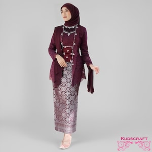 Kinanthi Kutubaru Kebaya Set – Graceful Traditional Women Wear, Modern Kebaya, Kebaya Encim, Kebaya Dress, Kebaya Bali, Kebaya Set, Batik