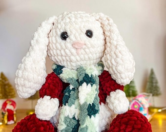 Bunny Crochet Pattern PDF | Easy Amigurumi Rabbit Plush | Beginner FriendlyTutorial
