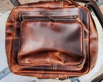 Sac Messager Robin Ruth – Vinyle Multicolore – Style Rétro Années 90 – City Of Amsterdam