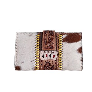 Cartera/bolso de mano de piel de vacuno Hairon. Bolsos de mano de piel Hairon repujada, bolsos de mano de piel para mujer, carteras de piel repujada, bolsos de mano de piel de vacuno. Regalos para ella.