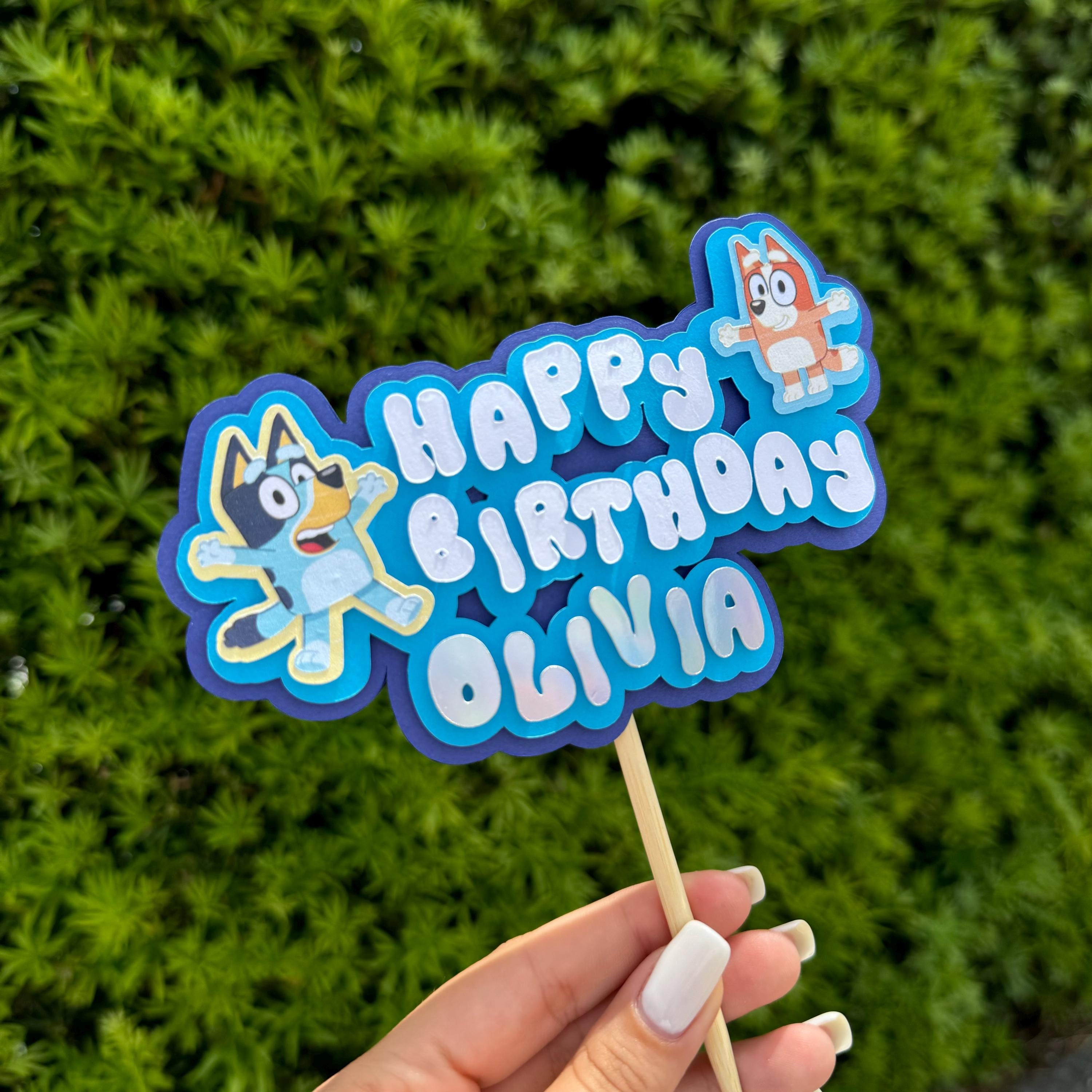 Bluey Cake Topper