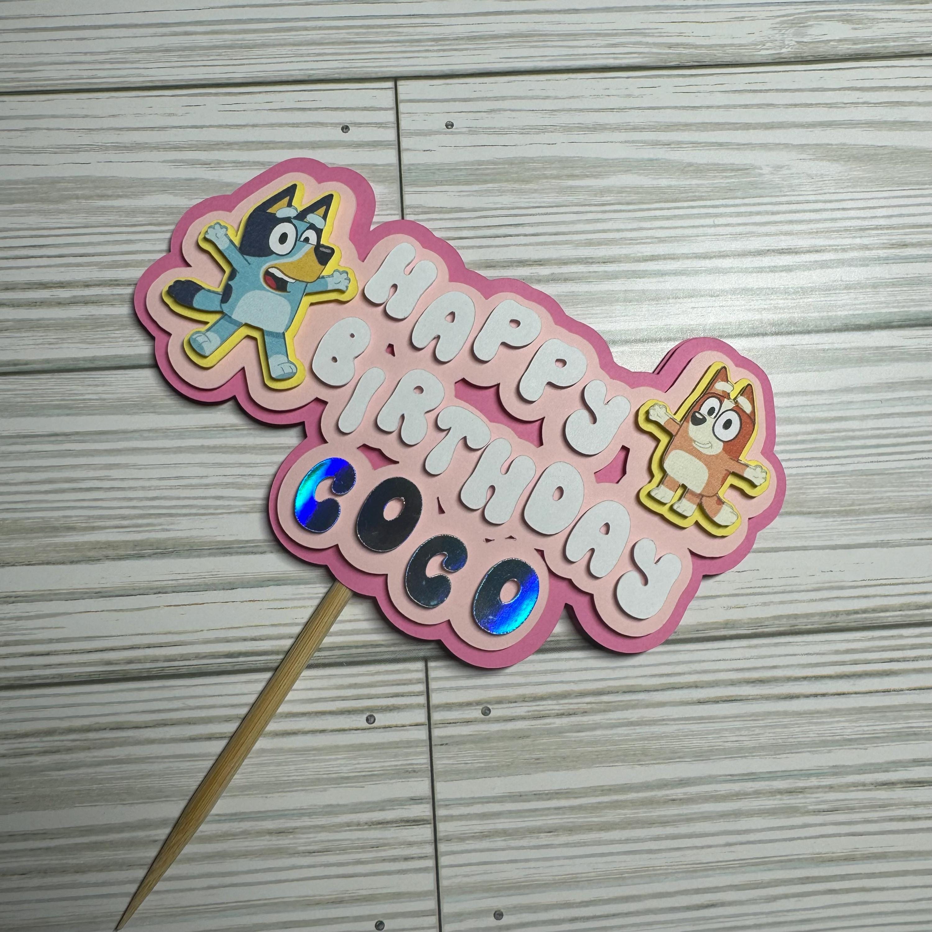 Bluey Cake Topper